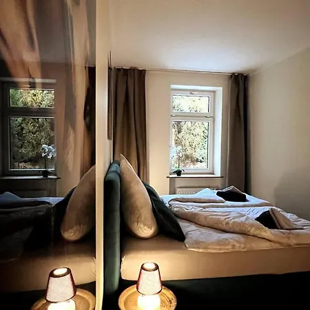 Soul-apartment Terrasse Privat-parkplatz Boxspringbett 55zoll Tv Wlan Appartement